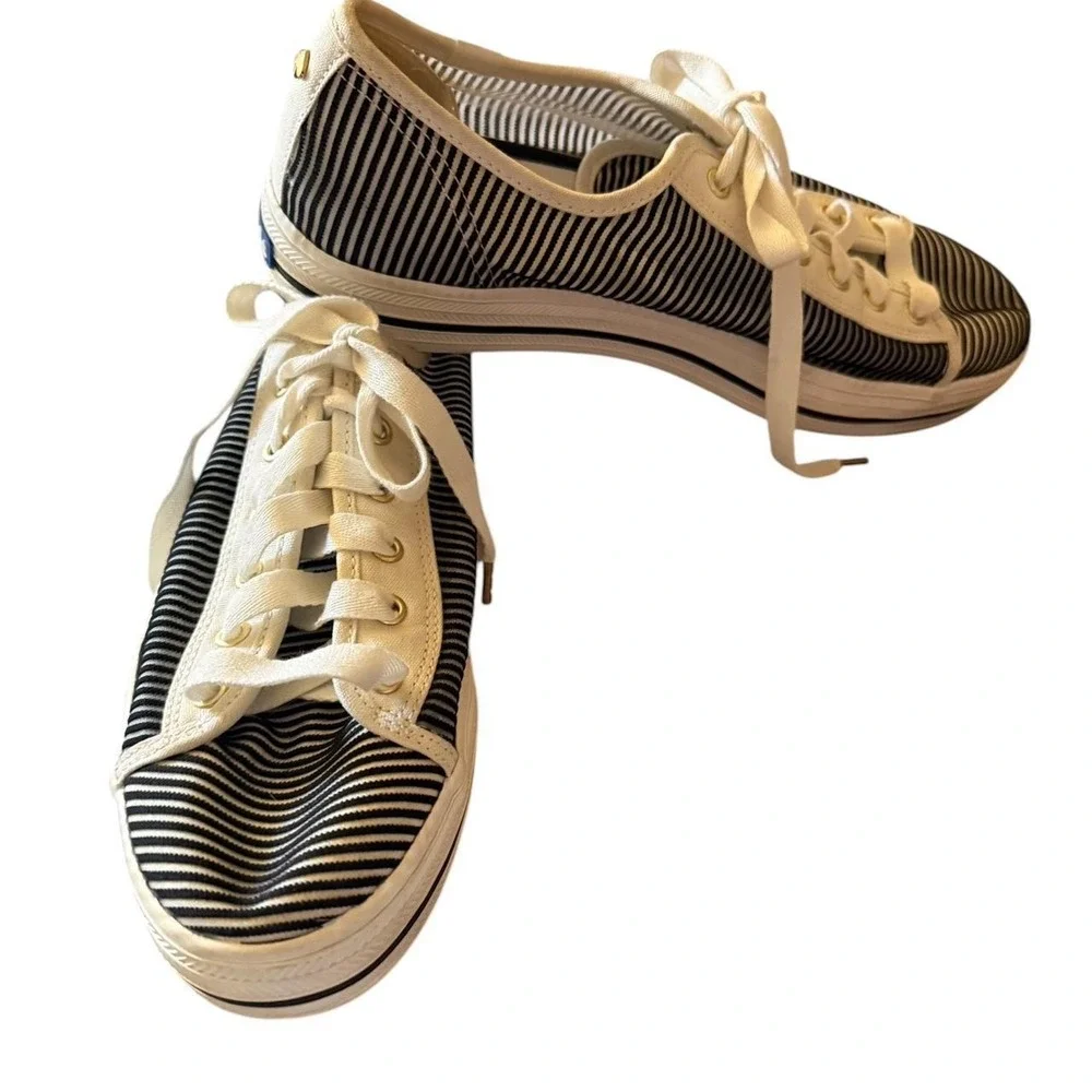Keds x Kate Spade New York Triple Deck Striped Platform Sneakers
